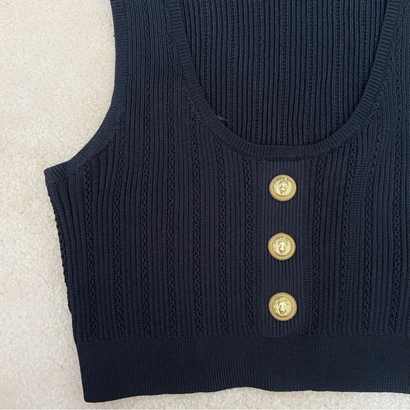 NEW Balmain Crop Top - Picture 3 of 7